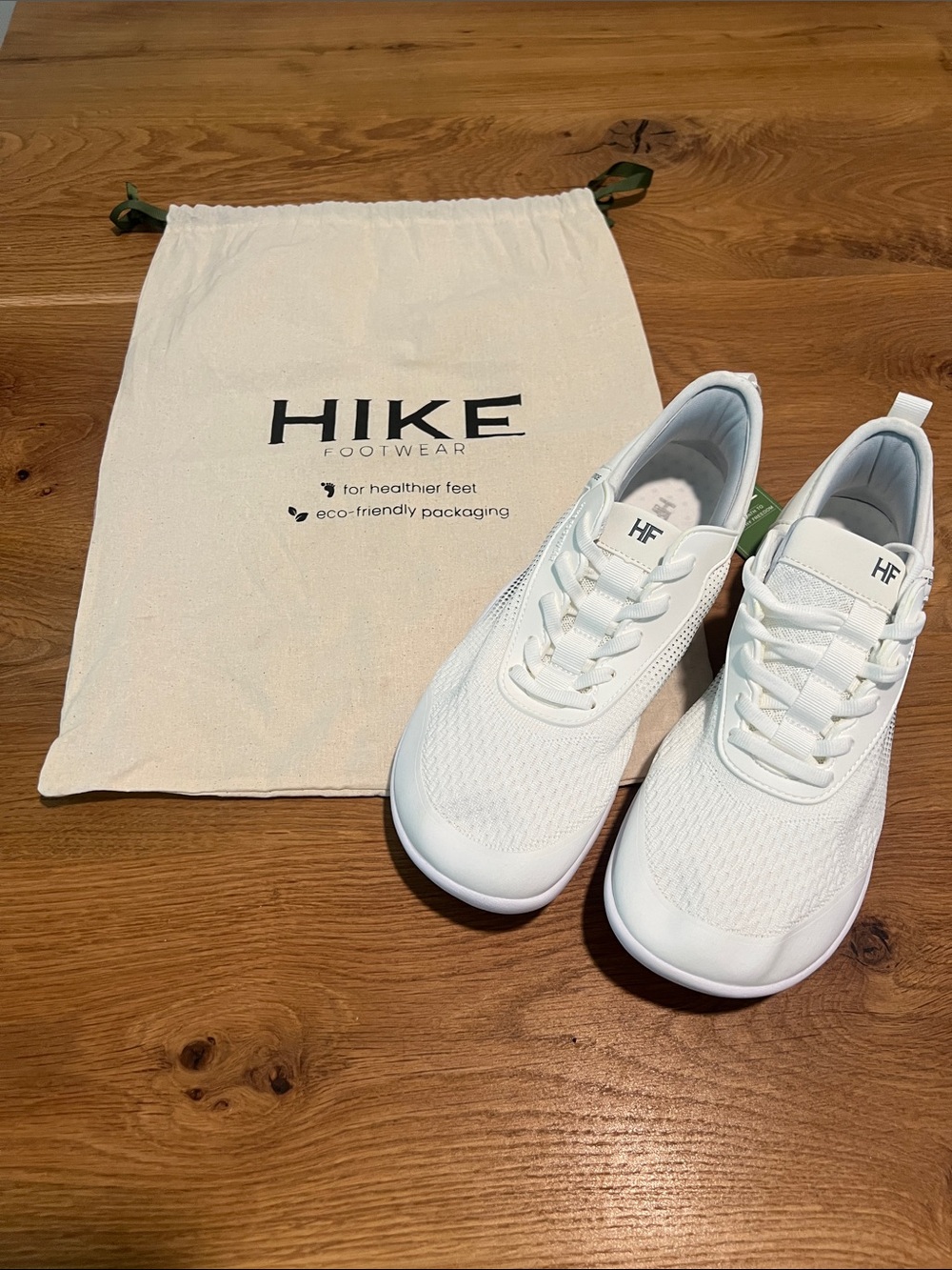 Hike Footwear Stride White Barefoot Minimalist Sneakers Women 10-10.5 NWT